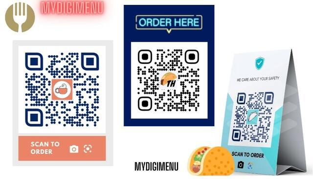 MyDigiMenu QR Menu Code ordering restaurant