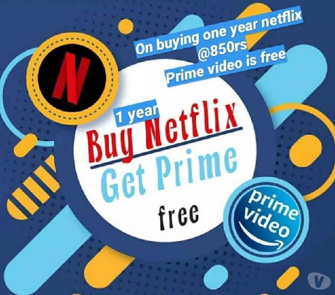 1 YEAR OF NETFLIX SUBSCRIPTION JUST FOR 850.