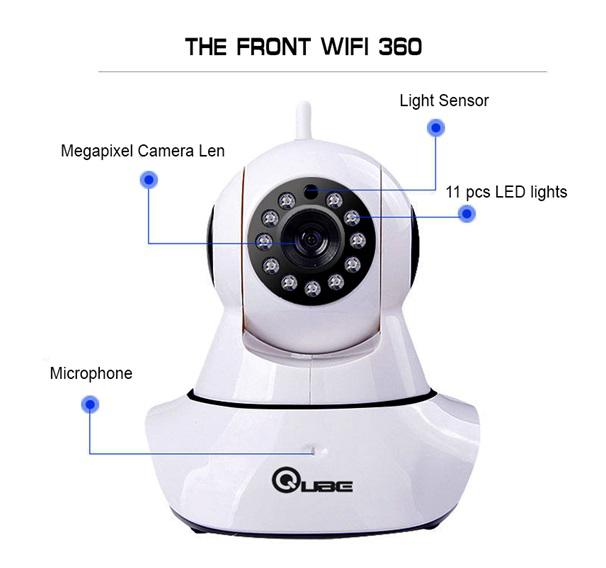 Wireless CCTV Camera with 360 degree rotation