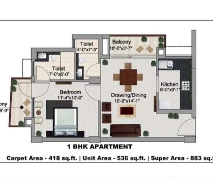 1 BHK Eco Friendly Property on Highway
