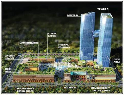 Buy A Commercial Space In Cyberthum Bhutani Noida 140 A
