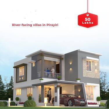 75 COMPLETED BRAND NEW 3 BHK EAST FACING RIVER VIEW VILLA F