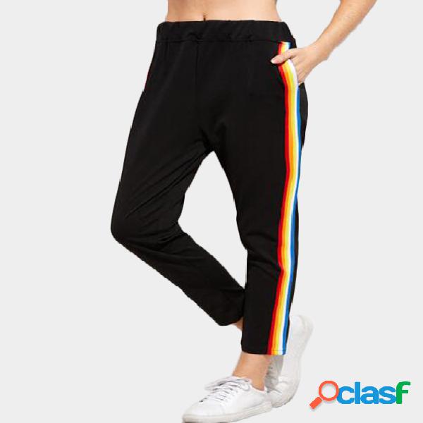 Black Stripes Sports Pants