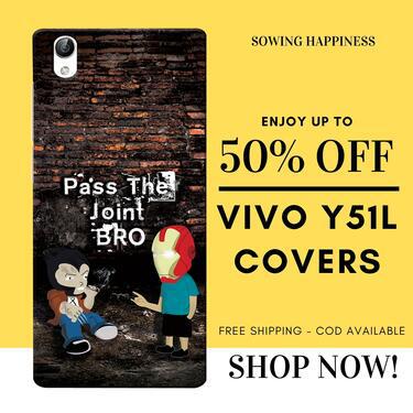 FREE Shipping Buy VIVO Y51L Covers Sowing Happiness