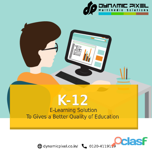 K 12 learning solutions development in India