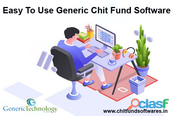 Easy To Use Generic Chit Fund Software