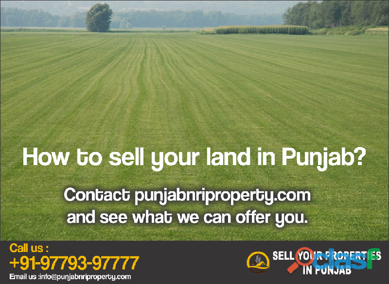 Sell Properties, Plot, Land, Houses in Punjab from UK,