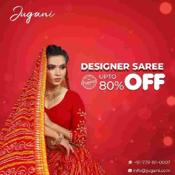 Designer lehenga sarees, best wedding bridal wear,