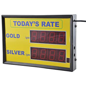 Led display boards Gold rate display board Jewelry Rate
