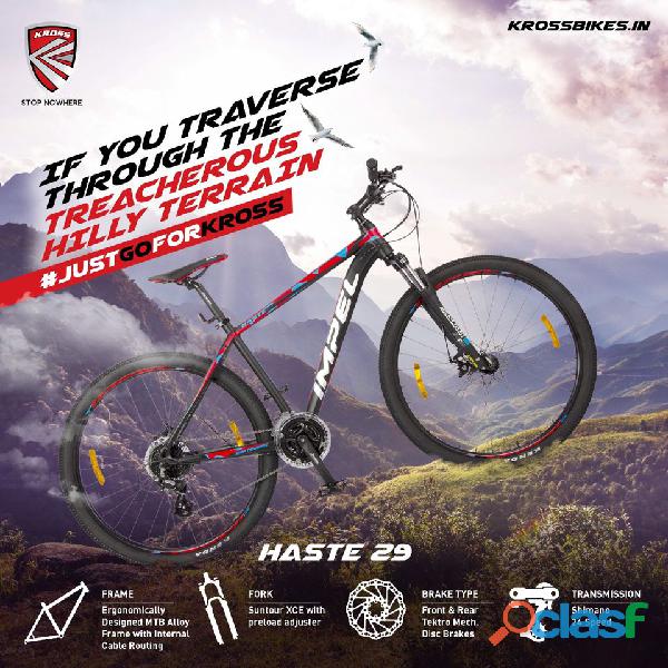 Designing the best quality mountain bicycle in India