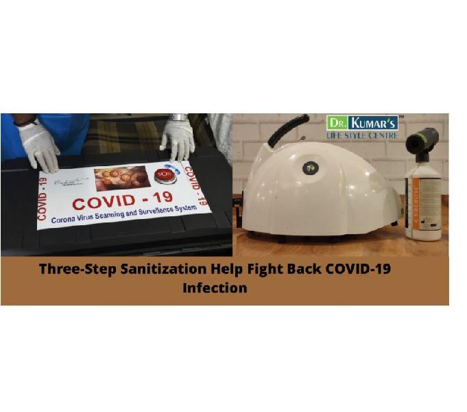 Three-Step Sanitization Help Fight Back COVID-19 Infection
