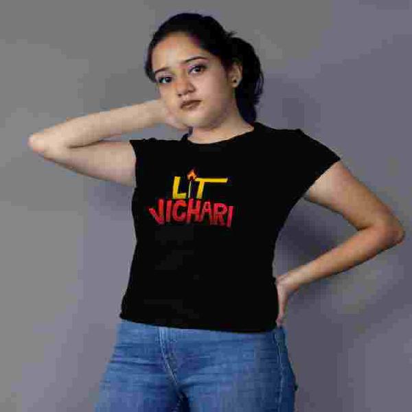 Shop Women's Half Sleeve Graphic T-shirts Online from JHeaps