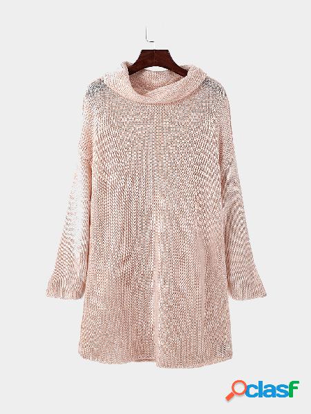 Splitting Pullover Loose Fit Knitted Jumper
