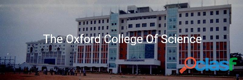 Admission in Oxford Degree College Bangalore