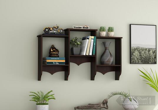 Big Off on Wall Shelves at Wooden Street