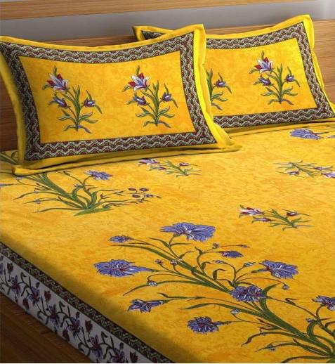 Exclusive Collection of Double Bed sheets at Wooden Street.