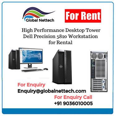 High performance Dell Precision T5820 Workstation Rental in