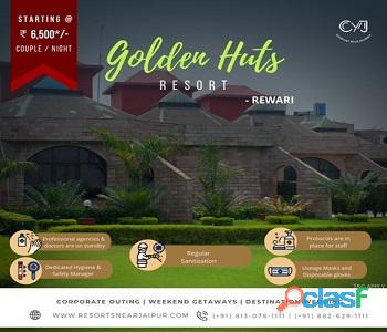 Book Golden Huts Resort Rewari | Golden Huts Resort Booking