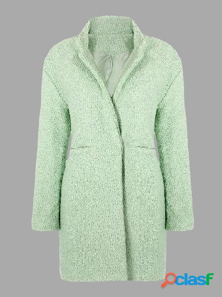 Coat with Fluffy Detail