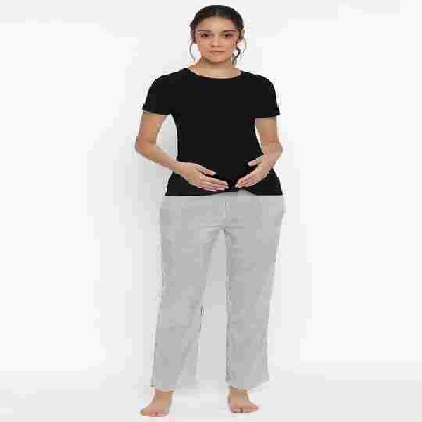 Demi Panel Maternity Comfy Pants with Pockets