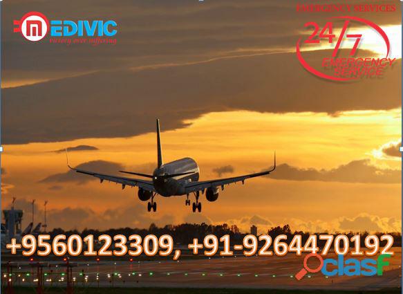 Take Country Best Air Ambulance Service in Vadodara with