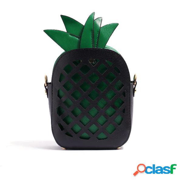 Green Pineapple Shape Fashion Crossbody Bags