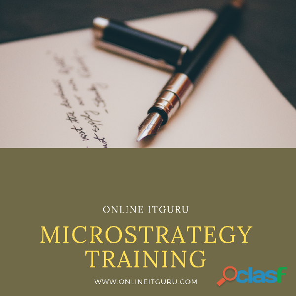 MicroStrategy Training | MicroStrategy Courses