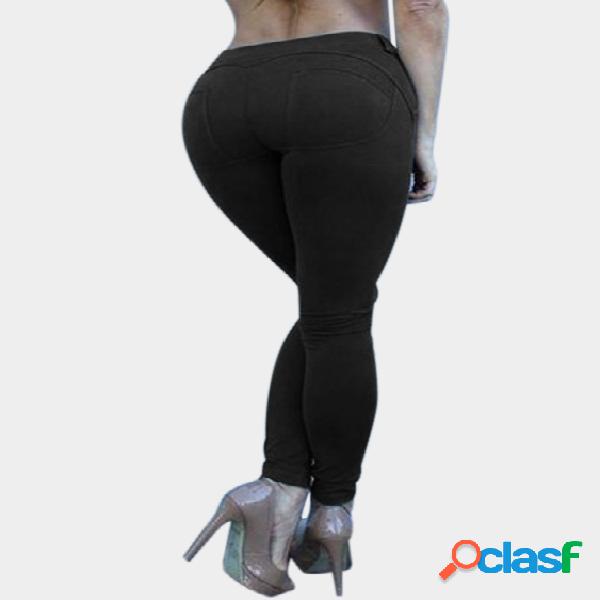 Black Keep Hip Shape High-waisted Sport Pant