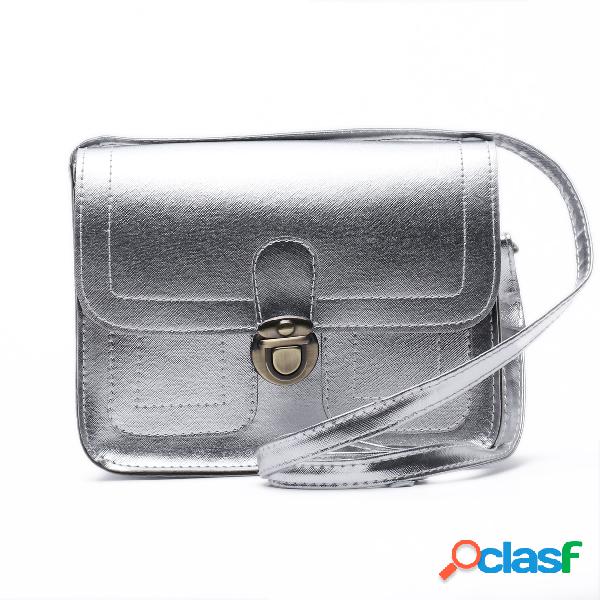 Silver Stitching Design CrossBody Bags