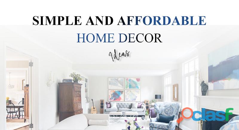 Simple and Affordable Home Decor Ideas – dream care