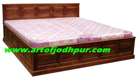 Indian furniture storage king double beds