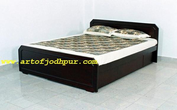 Jodhpur wood handicrafts double beds with storage