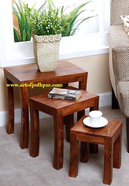 Sheesham wood Nest Table set