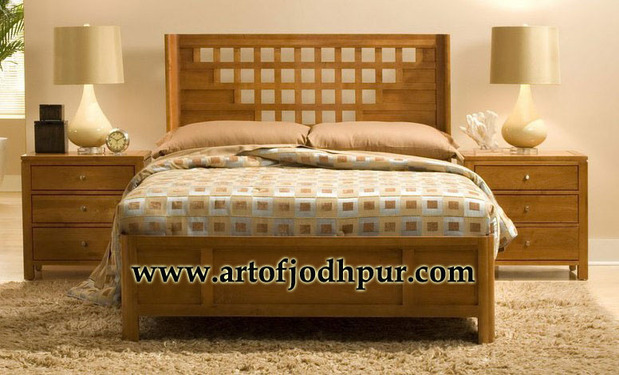 Shekhawati bedroom furniture double beds