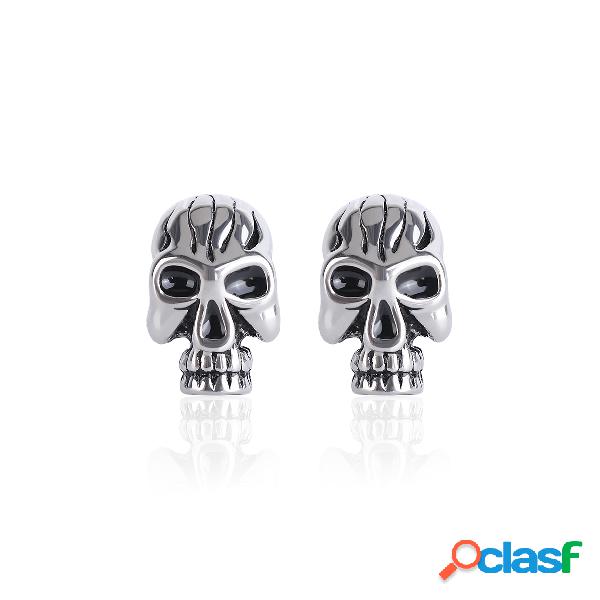 Skeleton Detail Halloween Stud Earrings