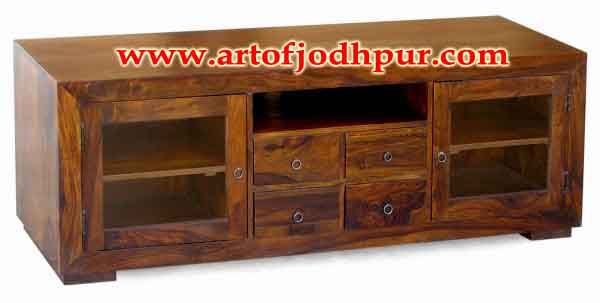 Tv stands sheesham wood jodhpur handicrafts
