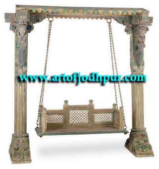 jodhpur wooden handicrafts jhula swings