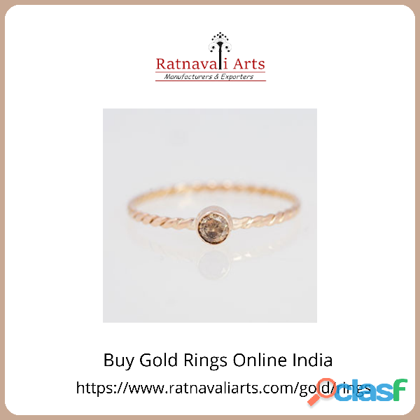 Buy Gold Rings Online India | Ratnavaliarts