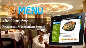 Restaurant Menu iPad | Restaurant Electronic Menu | Digital