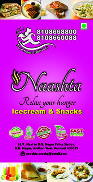 Naashta snacks and icecreams
