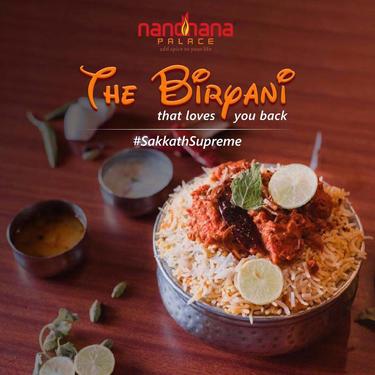Nandhana Palace in Bangalore presents amazing Andhra cuisine