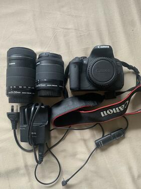 Canon EOS 700D Camera with 2x Lens and Camera Case Perfect