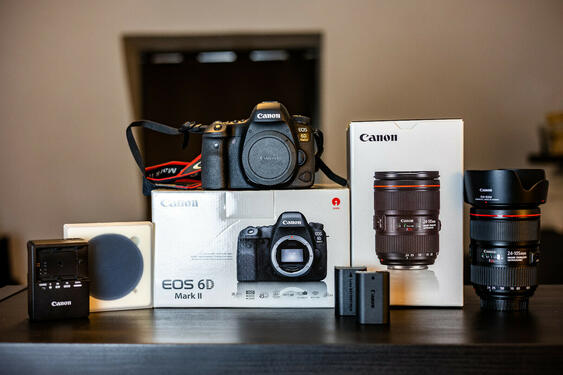 Brand new canon 6d mark ii with complete accessories for sal