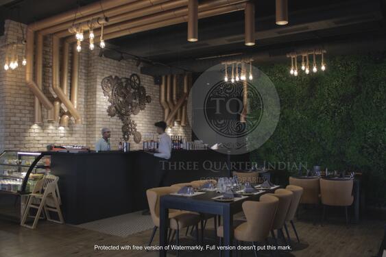 Three Quarter Indian Rooftop restaurant in Ahmedabad