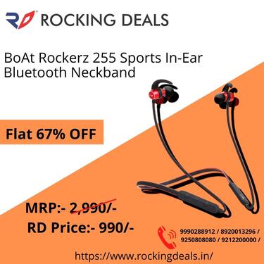BoAt Rockerz 255 Sports in Ear Neckband just at 990