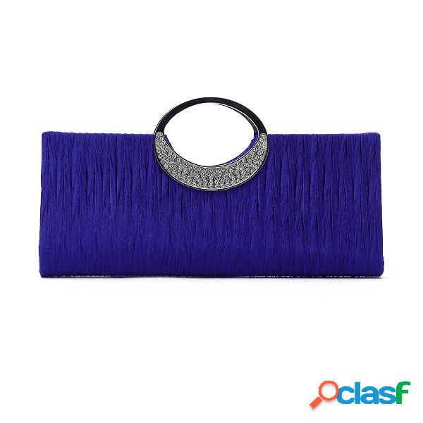 Blue Fashion Party Clutch Bags with Chain Strap