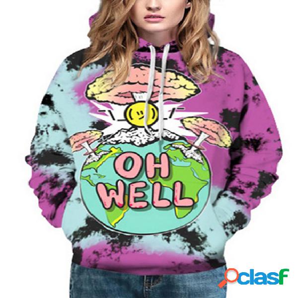 Active Halloween Couples Mounted Sports Hoodies in Purple
