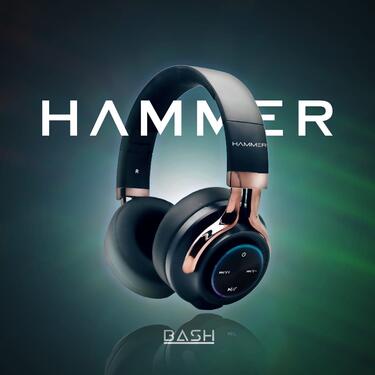 Hammer Bash Over The Ear Headphones With HD Mic