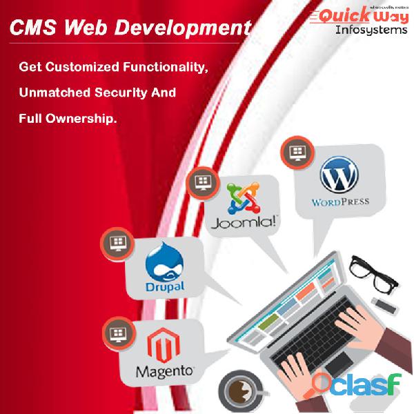 Advanced CMS Development @ Affordable Pricing