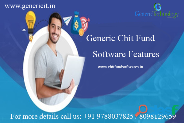 Generic Chit Fund Software Features
